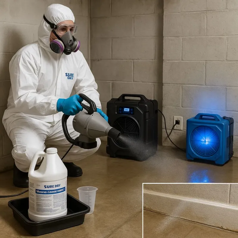 Sanitization and Odor Removal process in Dyersville, IA