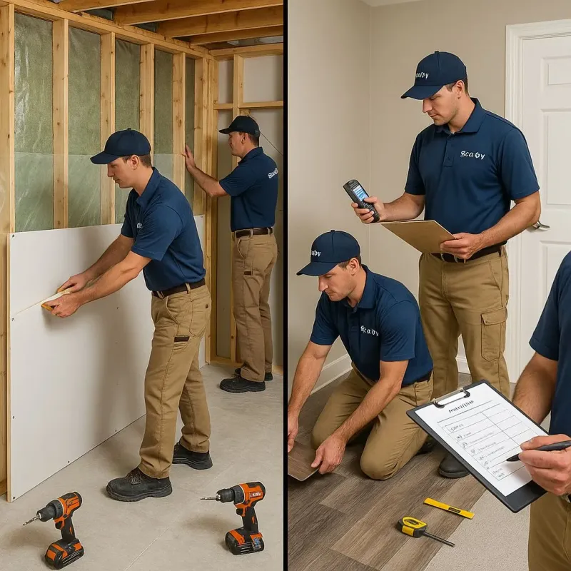 Repairs and Reconstruction process in Dyersville, IA