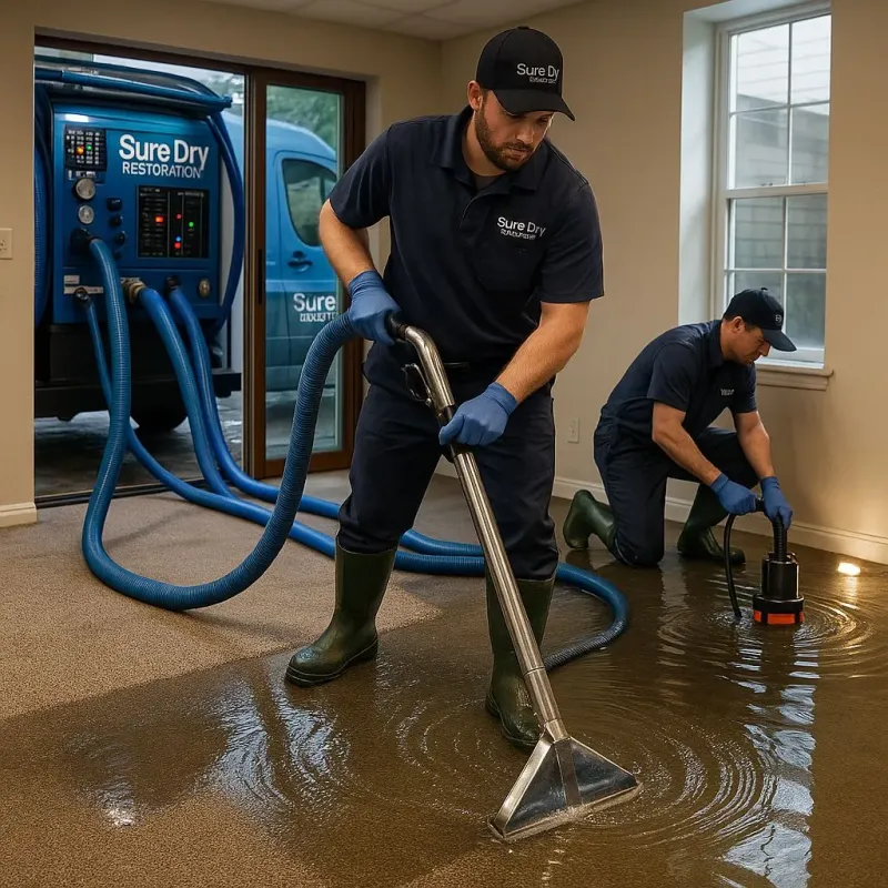 Water Extraction and Removal process in Dyersville, IA